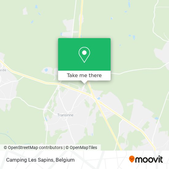 Camping Les Sapins map