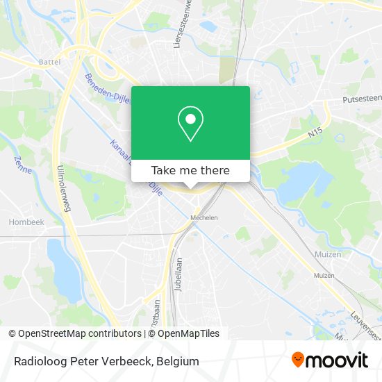 Radioloog Peter Verbeeck plan