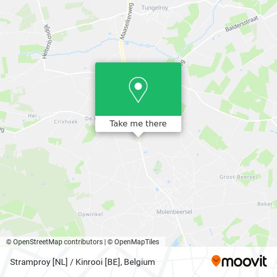 Stramproy [NL] / Kinrooi [BE] map