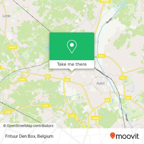 Frituur Den Box map