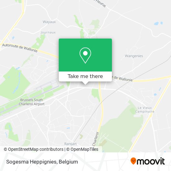 Sogesma Heppignies map