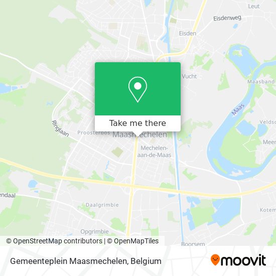 Gemeenteplein Maasmechelen plan