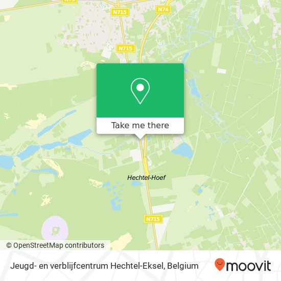 Jeugd- en verblijfcentrum Hechtel-Eksel plan