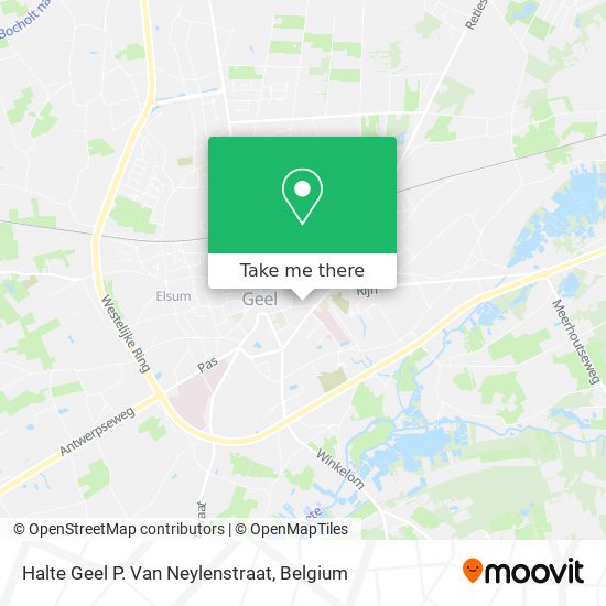 Halte Geel P. Van Neylenstraat map