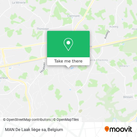 MAN De Laak liège sa plan