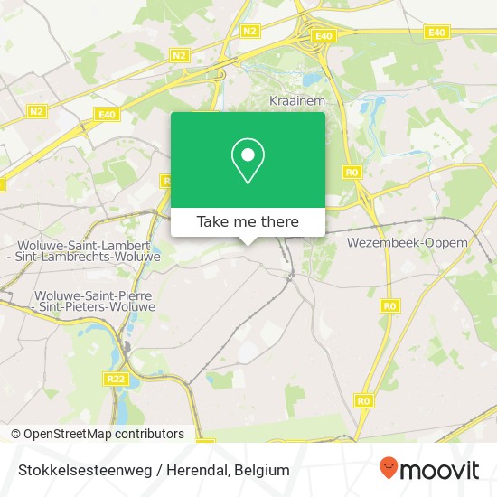 Stokkelsesteenweg / Herendal map