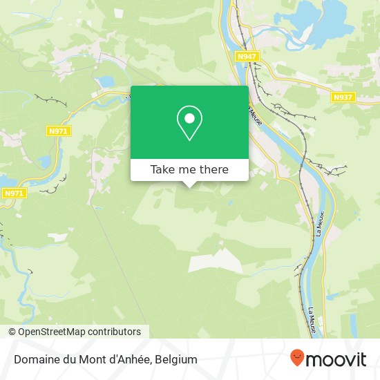 Domaine du Mont d'Anhée map