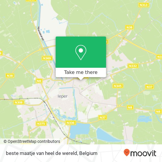 beste maatje van heel de wereld map