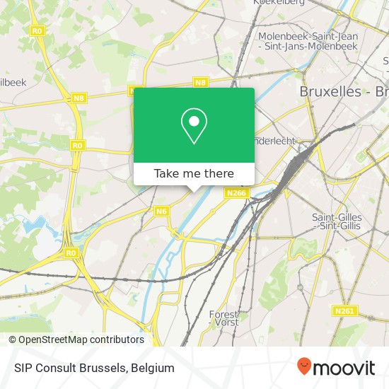 SIP Consult Brussels map