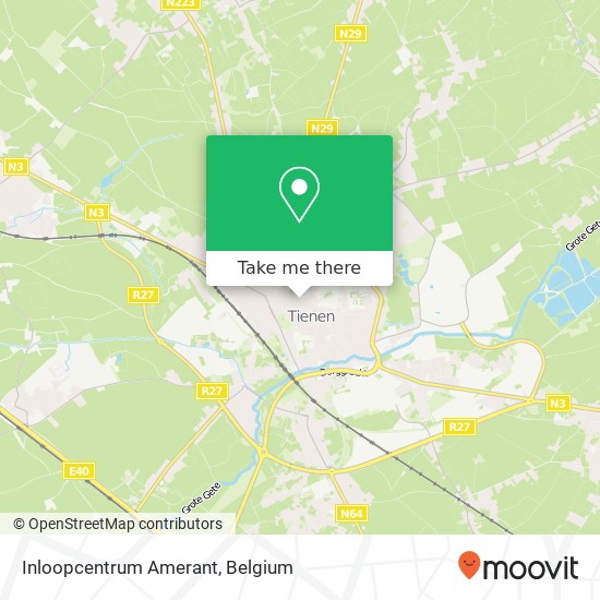 Inloopcentrum Amerant map