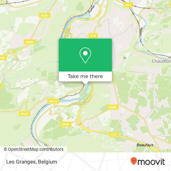 Les Granges map