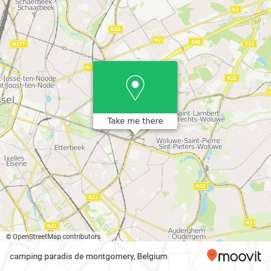 camping paradis de montgomery map