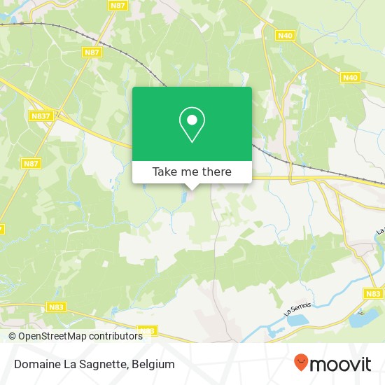 Domaine La Sagnette map