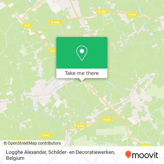 Logghe Alexander, Schilder- en Decoratiewerken plan