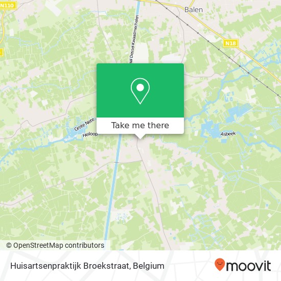 Huisartsenpraktijk Broekstraat map