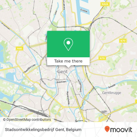 Stadsontwikkelingsbedrijf Gent map