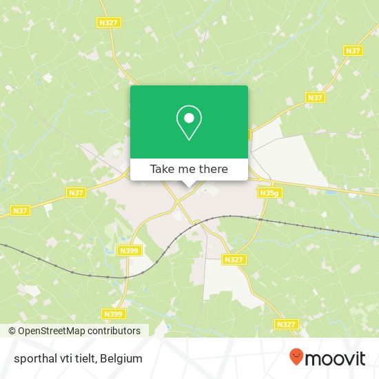 sporthal vti tielt map