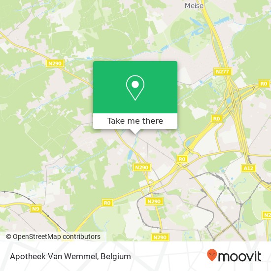 Apotheek Van Wemmel map