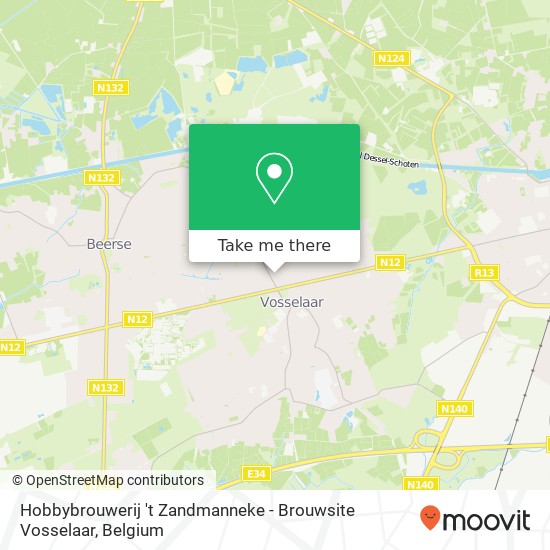 Hobbybrouwerij 't Zandmanneke - Brouwsite Vosselaar map