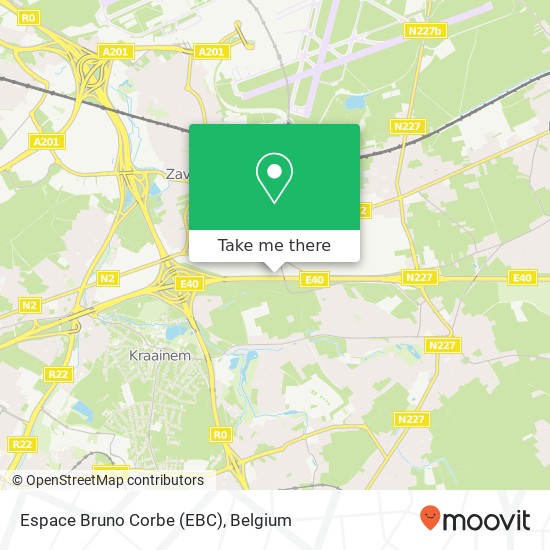 Espace Bruno Corbe (EBC) map