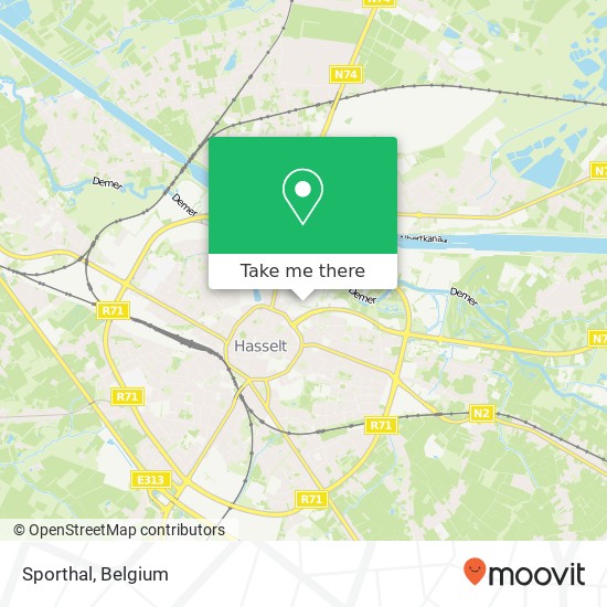 Sporthal map