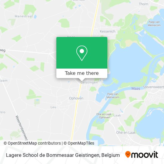 Lagere School de Bommesaar Geistingen map