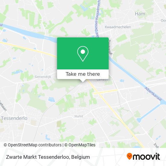 Zwarte Markt Tessenderloo map