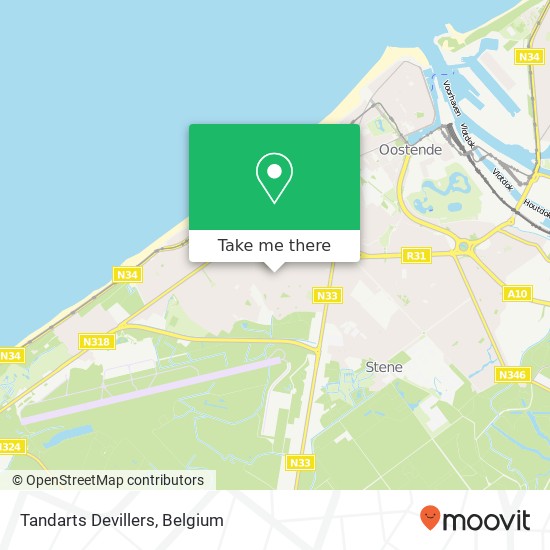 Tandarts Devillers map