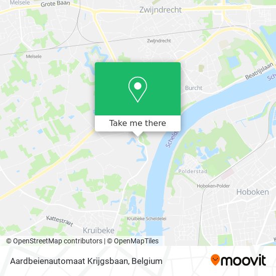 Aardbeienautomaat Krijgsbaan map