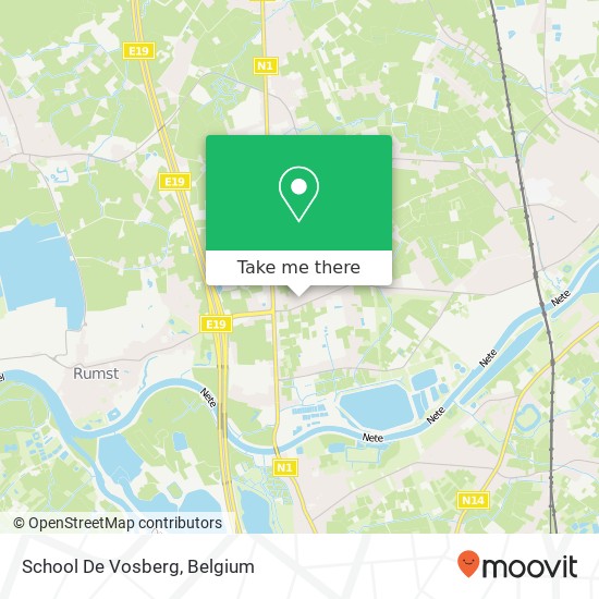 School De Vosberg map