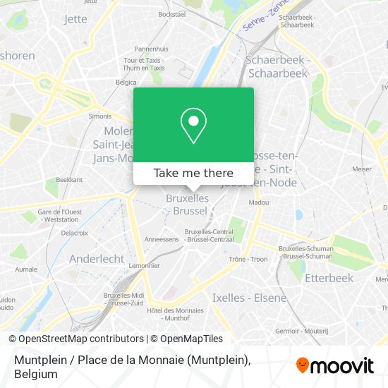Muntplein / Place de la Monnaie map