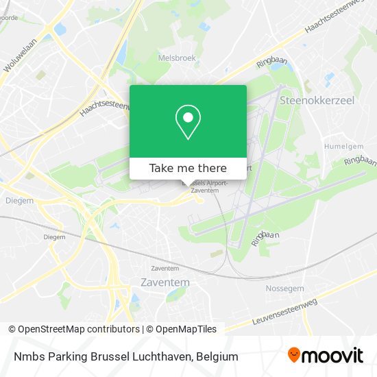 Nmbs Parking Brussel Luchthaven map