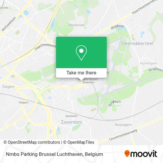 Nmbs Parking Brussel Luchthaven map