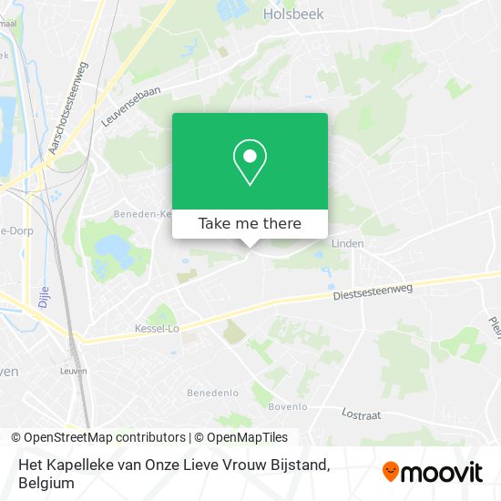 Het Kapelleke van Onze Lieve Vrouw Bijstand plan