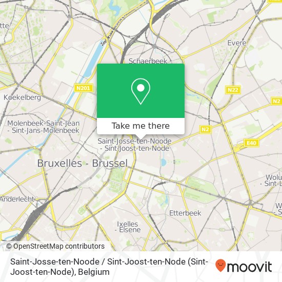 Saint-Josse-ten-Noode / Sint-Joost-ten-Node plan