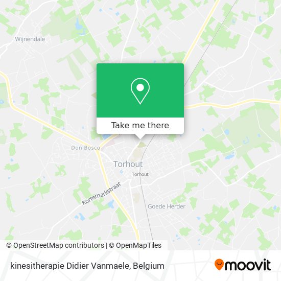 kinesitherapie Didier Vanmaele map