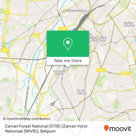 Zaman-Forest National (STIB) (Zaman-Vorst Nationaal (MIVB)) plan