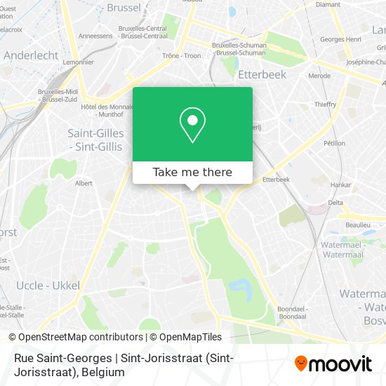 Rue Saint-Georges | Sint-Jorisstraat map