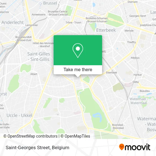 Saint-Georges Street map