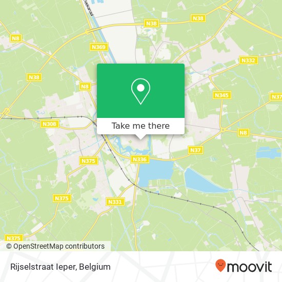 Rijselstraat Ieper map
