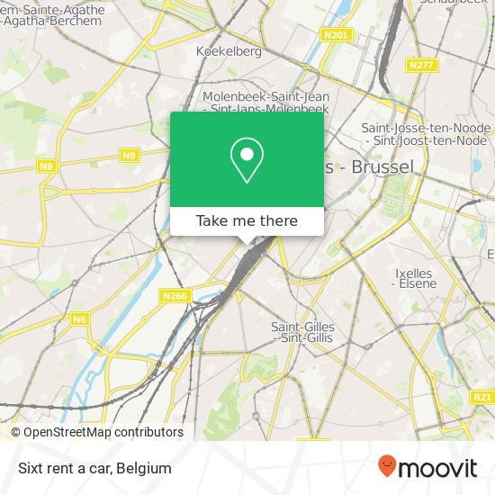 Sixt rent a car map