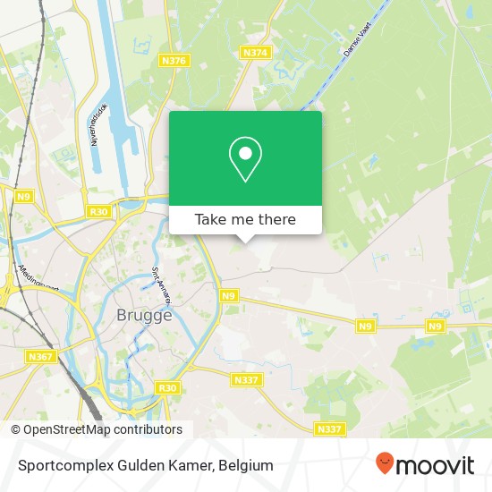 Sportcomplex Gulden Kamer map