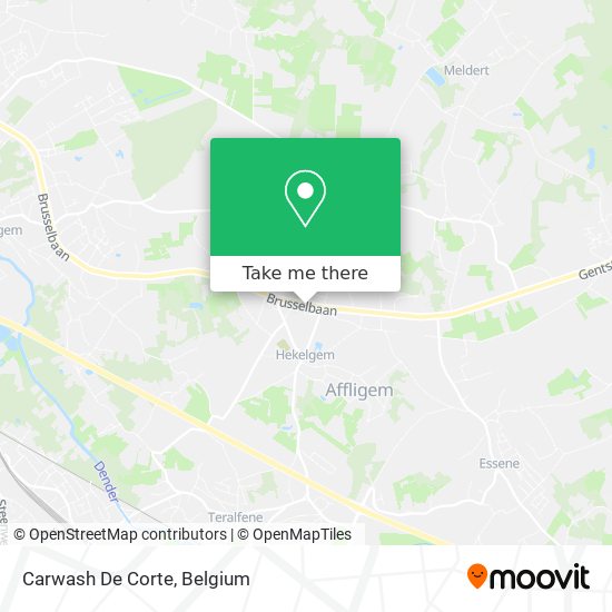 Carwash De Corte map