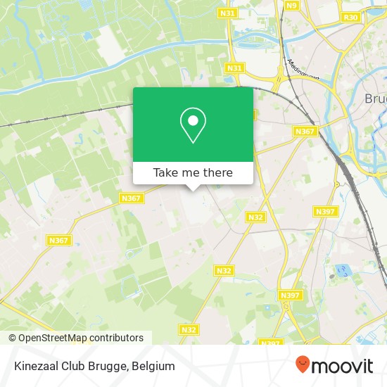 Kinezaal Club Brugge map