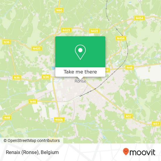 Renaix (Ronse) map