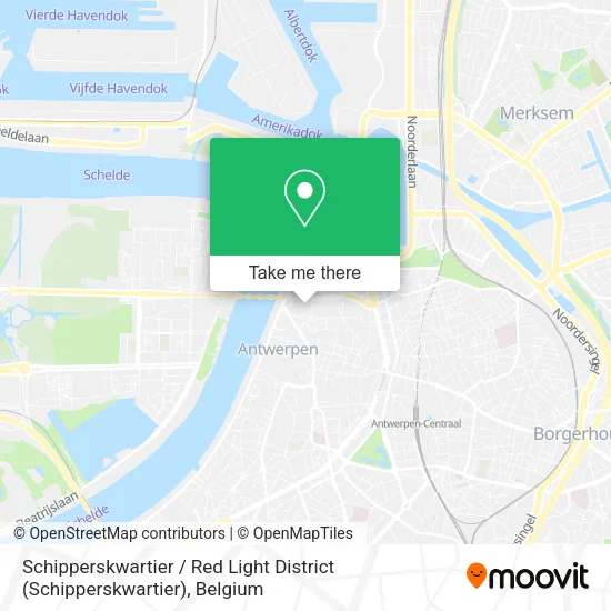 Schipperskwartier / Red Light District map