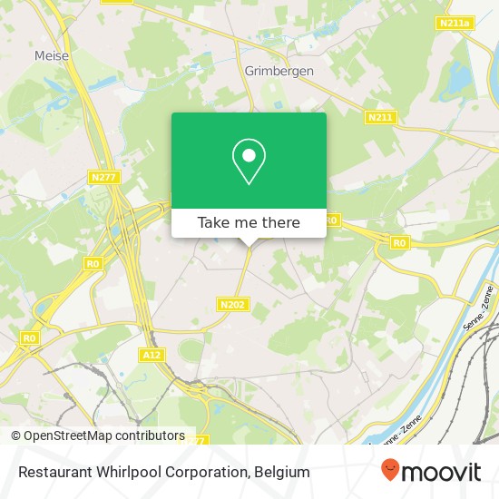 Restaurant Whirlpool Corporation map