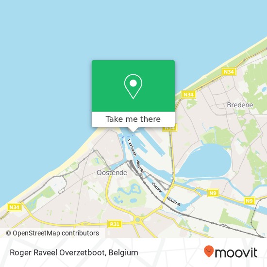 Roger Raveel Overzetboot map