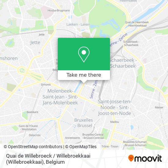 Quai de Willebroeck / Willebroekkaai map