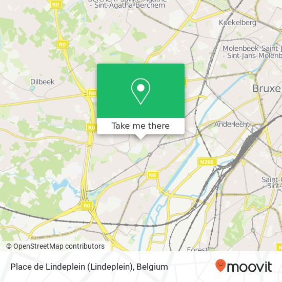Place de Lindeplein map